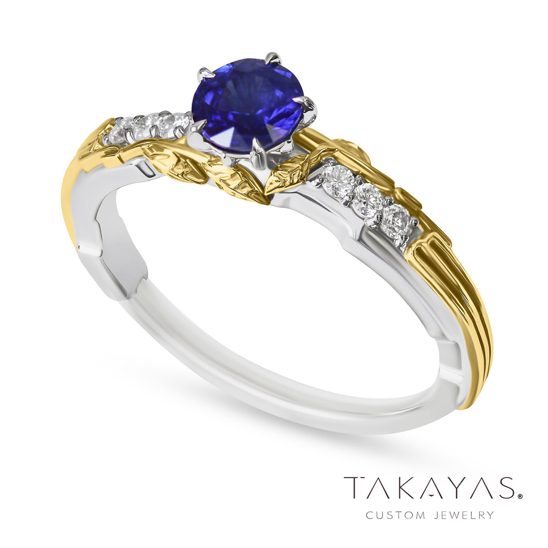 Music & Flowers Inspired Engagement Ring – Beyond By Takayas