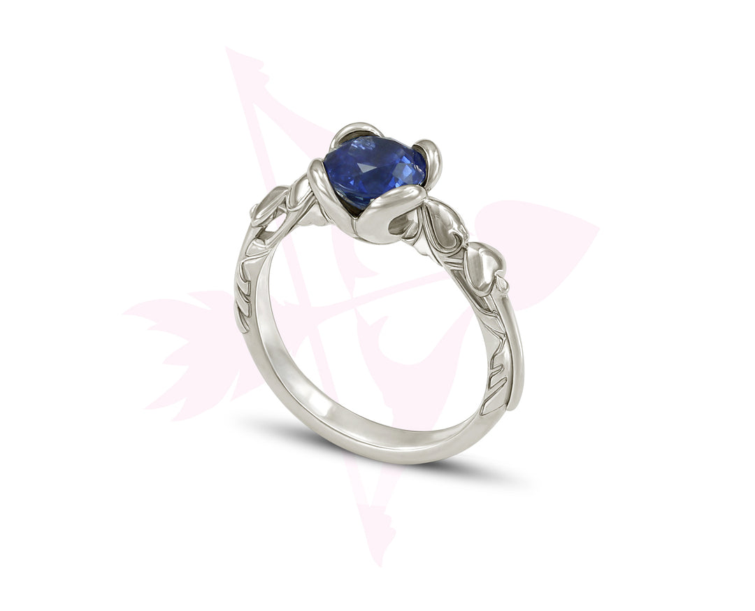 League of Legends Heartseeker Ashe and Sapphire Poro Ring