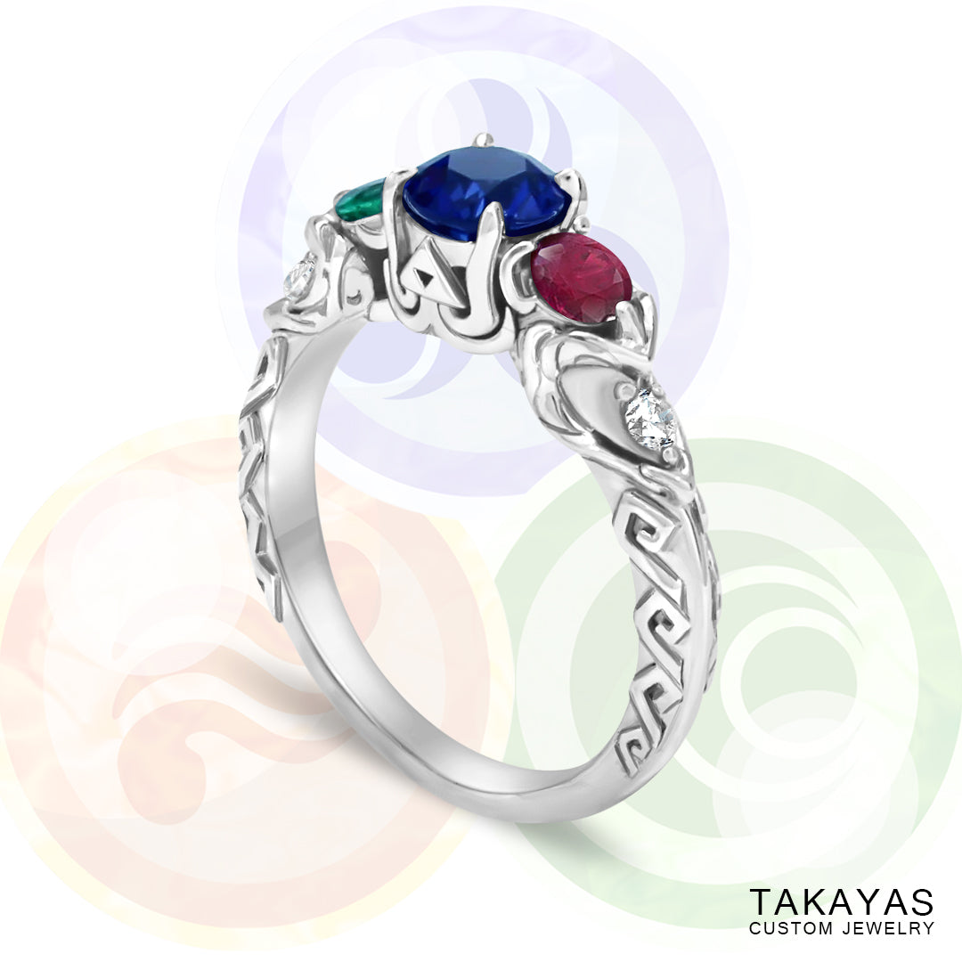 Zelda Wind Waker Inspired Engagement Ring