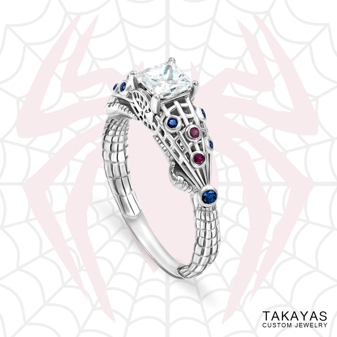 The Amazing Spider-Man Inspired Engagement Ring