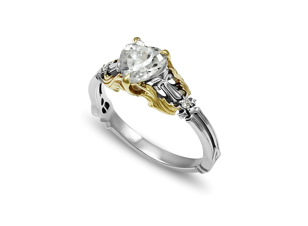 Kingdom Hearts Oathkeeper Engagement Ring