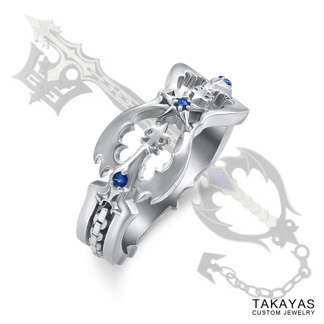 “Destinies Become Intertwined” Kingdom Hearts Men's Wedding Band