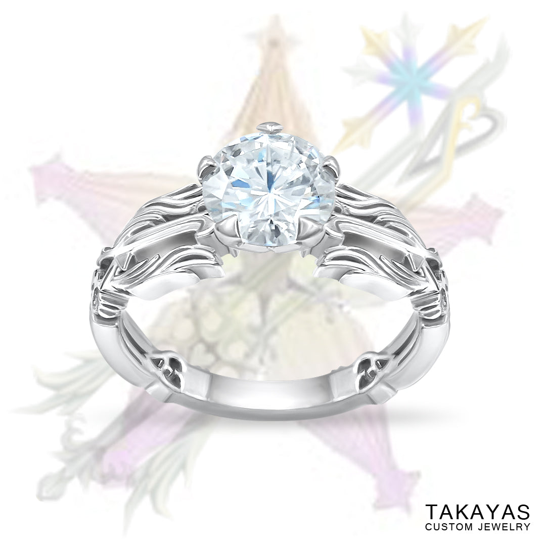 Oathkeeper &amp; Wayfinder Solitaire Engagement Ring