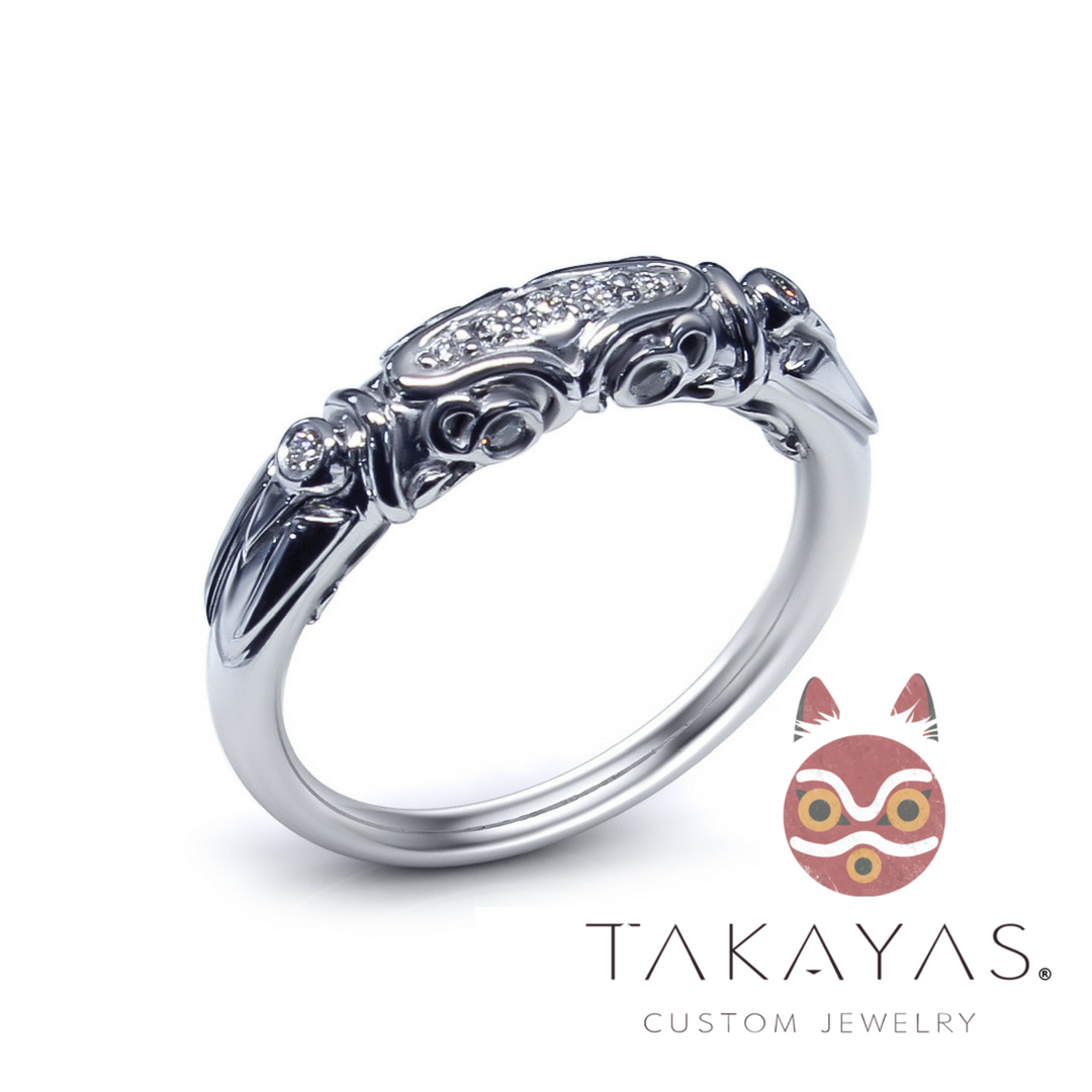 Princess Mononoke Inspired Wedding Ring