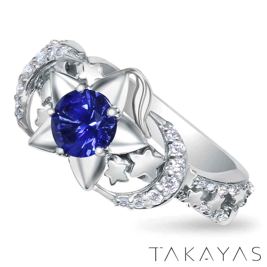 The Trifecta: Sailor Moon ・Kingdom Hearts・Final Fantasy Inspired Engagement Ring