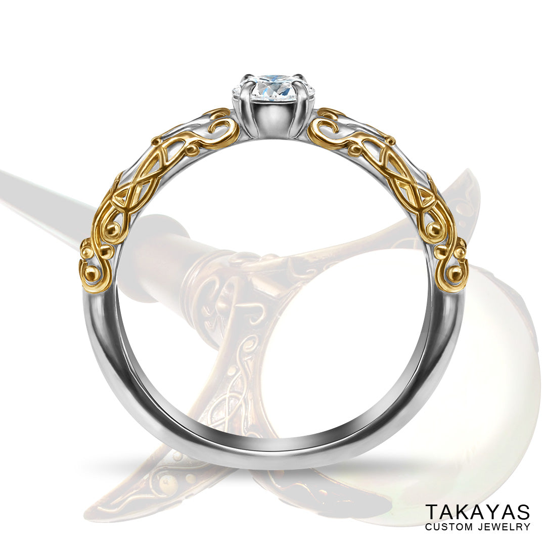Final Fantasy XI White Mage Inspired Ring