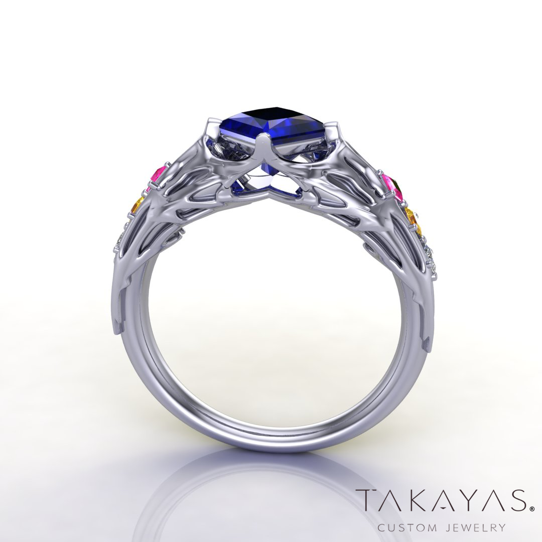 Final Fantasy XIII Lightning Inspired Engagement Ring