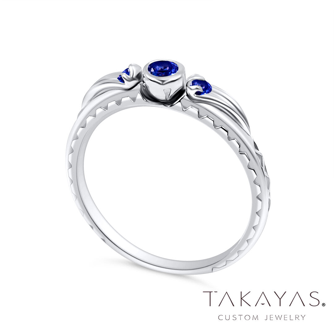 Chrono Cross Dragon Tear Inspired Wedding Ring