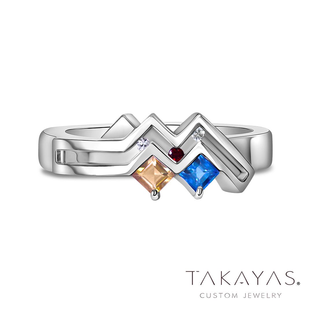 Final Fantasy XIII Lightning Inspired Men's Engagement Ring