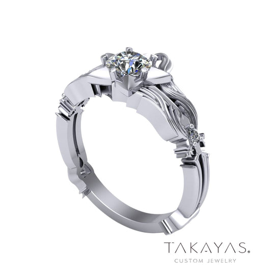 Kingdom Hearts Engagement Ring Inspired by the Paopu Fruit and Oathkeeper Keyblade: Part One of Mikey’s Jewelry Journey