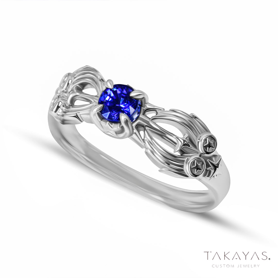 Kingdom Hearts Star Seeker Inspired Men’s Engagement Ring