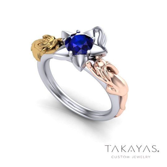 Kingdom Hearts and Eeveelution Inspired Engagement Ring