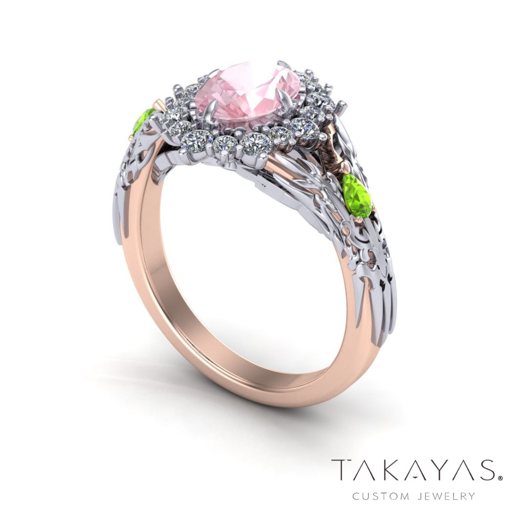 Angelic NieR: Automata Inspired Engagement Ring