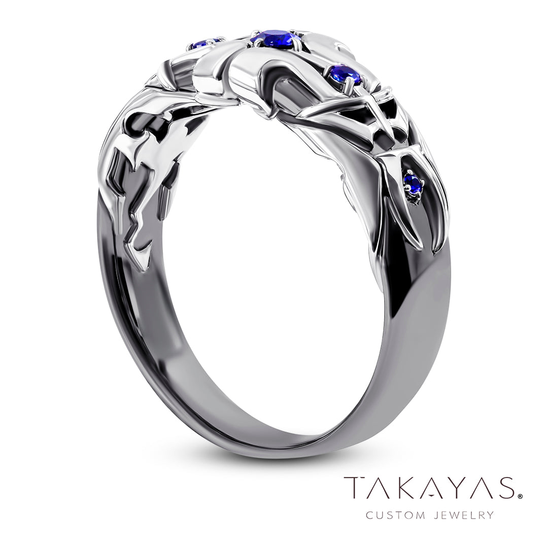 The Elder Scrolls Inspired Men's Wedding Band