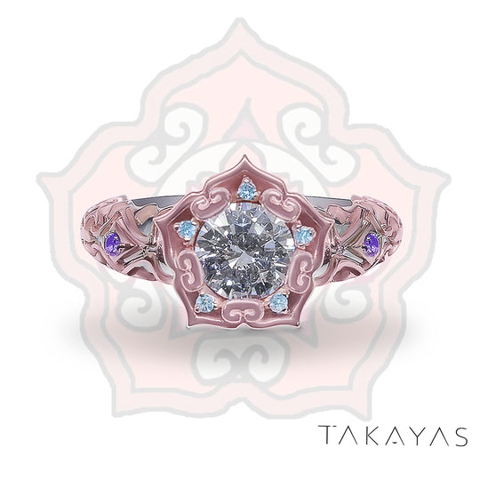 Yuna and Princess Zelda Inspired Engagement Ring