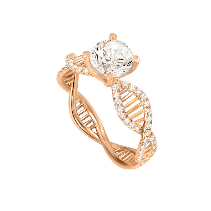 DNA Engagement Ring - Gems
