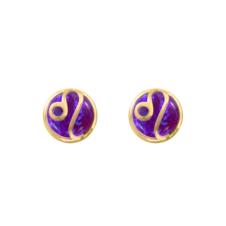 Zodiac Earrings - Leo