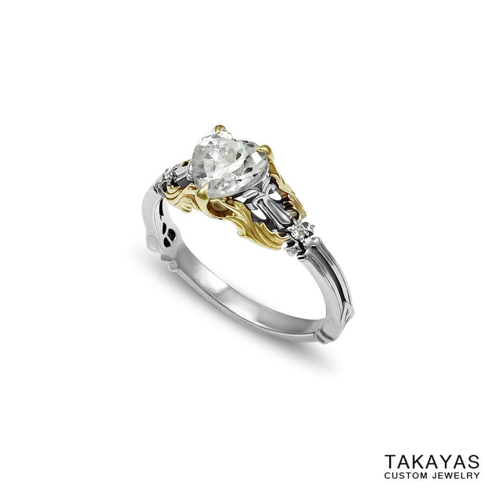 Kingdom Hearts Engagement Ring Takayas Custom Jewelry 2